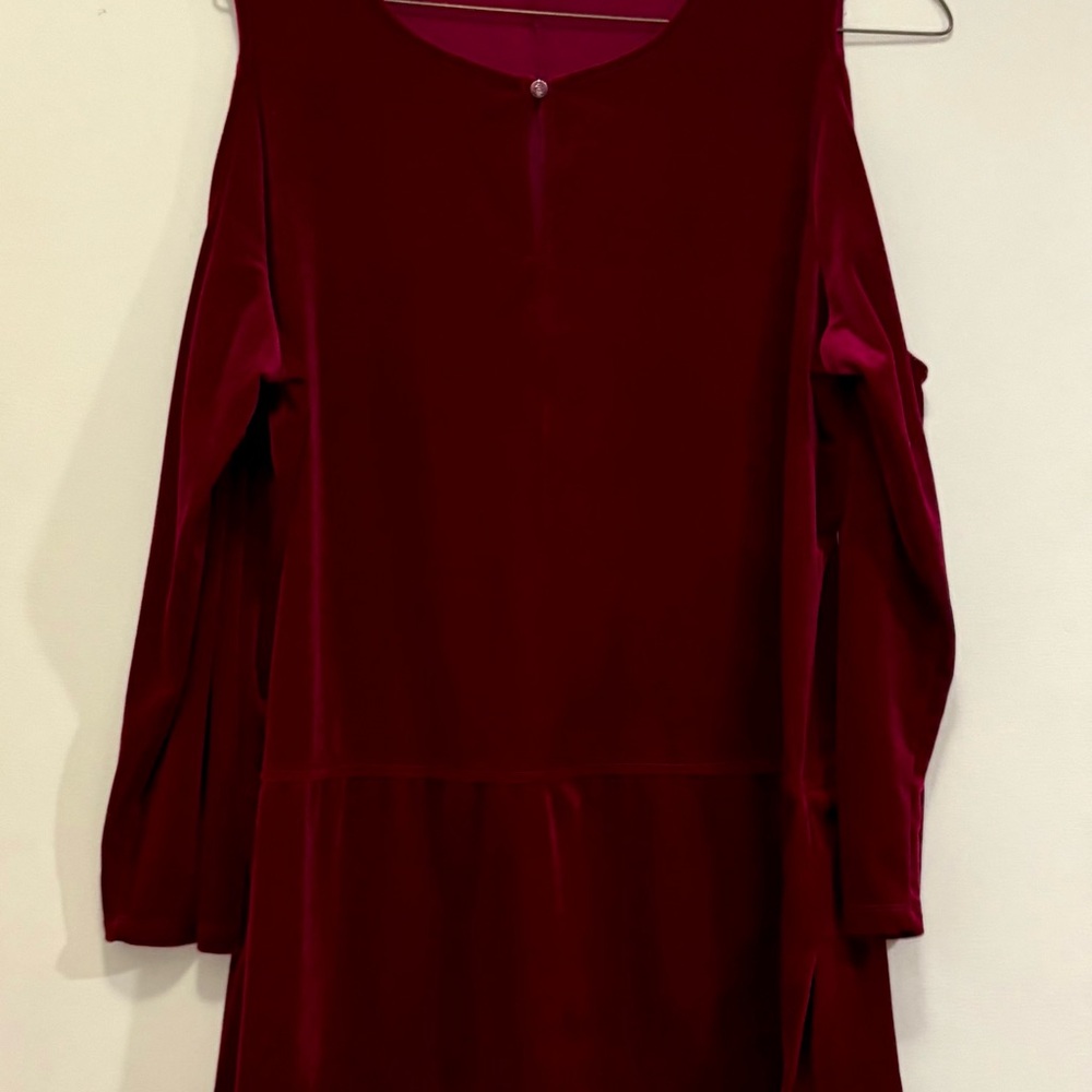 Ralph Lauren Deep Red Blouse - Picture 2 of 6